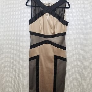 Gorgeous satin sheath dress